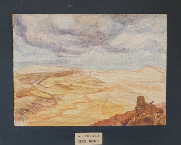 Djebel Iweibid (Egypt) - Water Colors (19x25cm, early '40s)