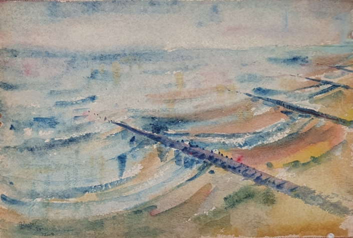 Le Zoute - Water Colors (27x41cm, 1964)