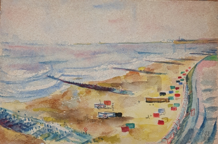 Le Zoute - Water Colors (27x41cm, 1964)