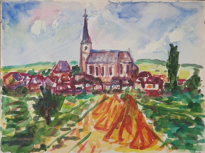 Untitled (unsigned) - Water Colors (27x36cm)