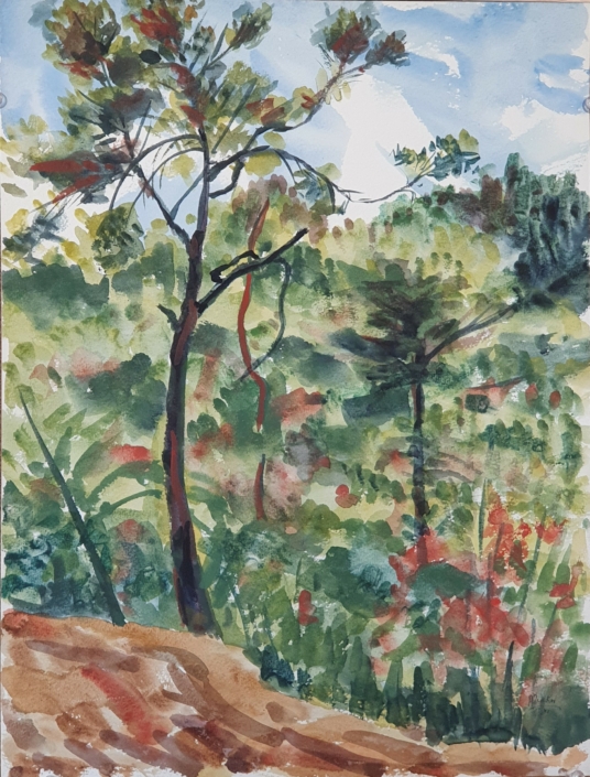 Untitled - Water Colors (40x30cm, 1981)