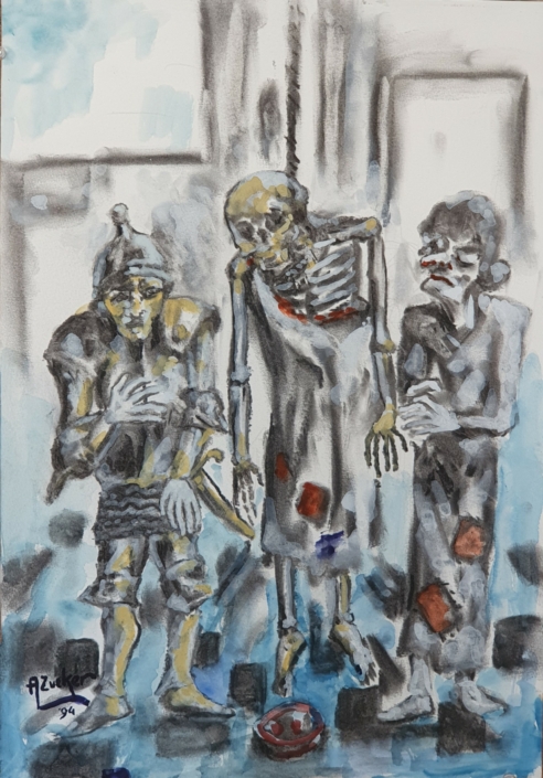 Untitled - Water Colors (50x34cm, 1994)