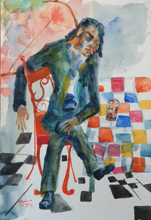 Reflections - Water Colors (50x35cm, 1996)