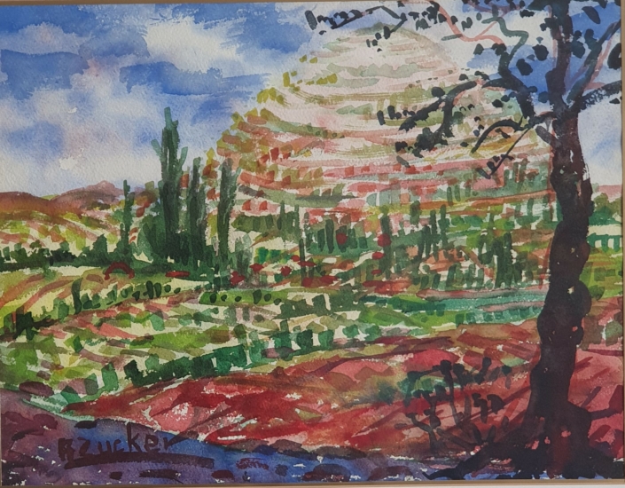 Mount Tabor - Water Colors
