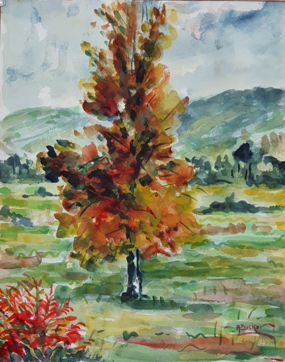 The Catskills NY - Water Colors (40x33cm, 1979)