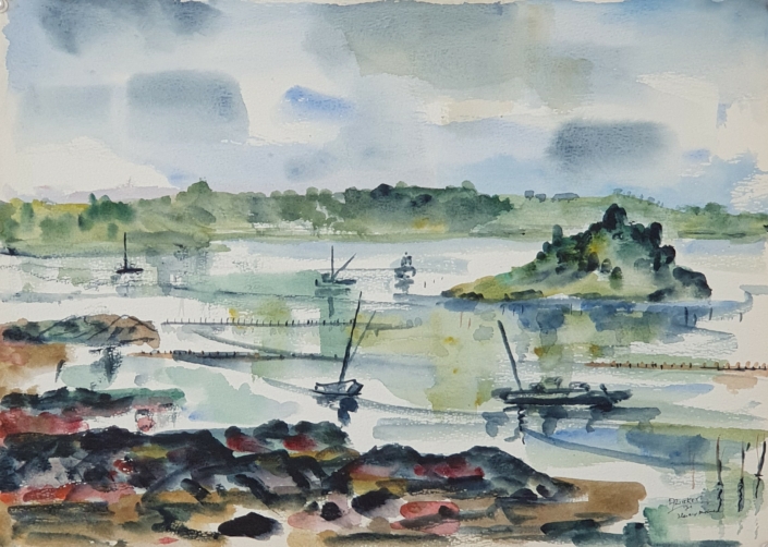 Untitled - Water Colors (30x42cm, 1971)