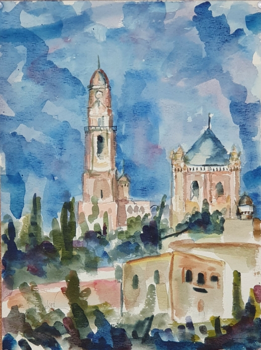 Untitled - Water Colors (36x27cm, 1977)