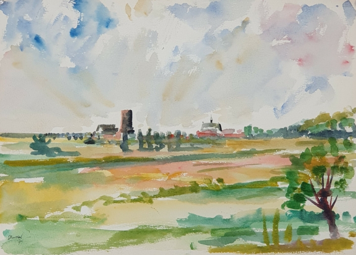 Untitled - Water Colors (30x42cm, 1971)