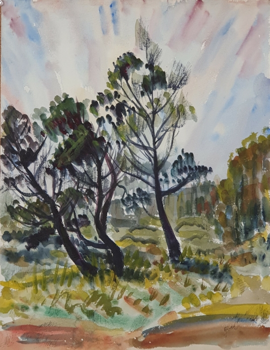 Untitled - Water Colors (44x34cm, 1965)