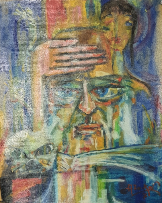 Distraction - Pastel / Gouash (41x33cm, 1976)