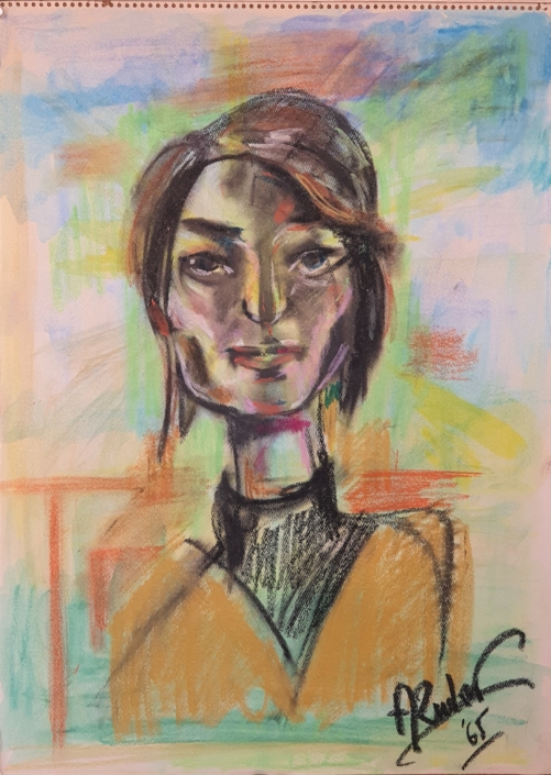Unknown - Pastel / Gouash (50x36cm, 1965)