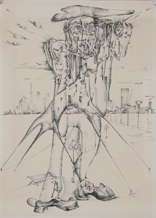 Untitled - Black Ink (34x24cm, 1973)