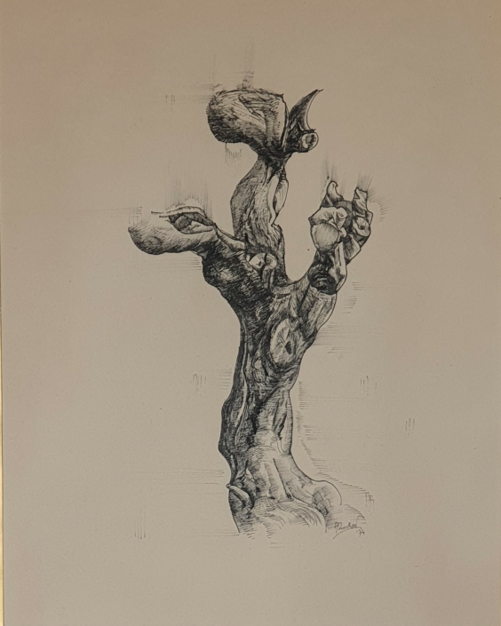 Grapevine - Black Ink (33x26cm, 1974)