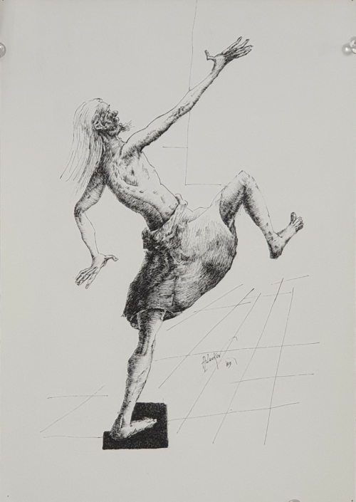 Untitled - Black Ink (30x21cm, 1989)