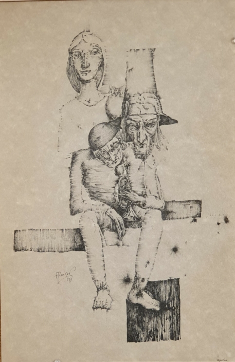 Rejection - Black Ink (38x25cm, 1977)