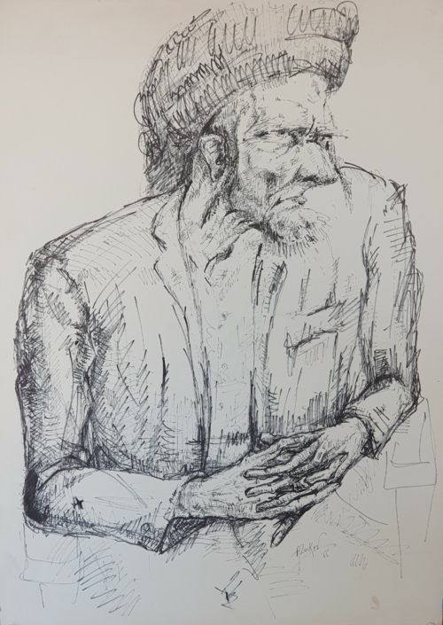 Untitled - Black Ink (50x36cm, 1966)