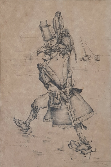 Untitled - Black Ink (37x25cm, 1975)