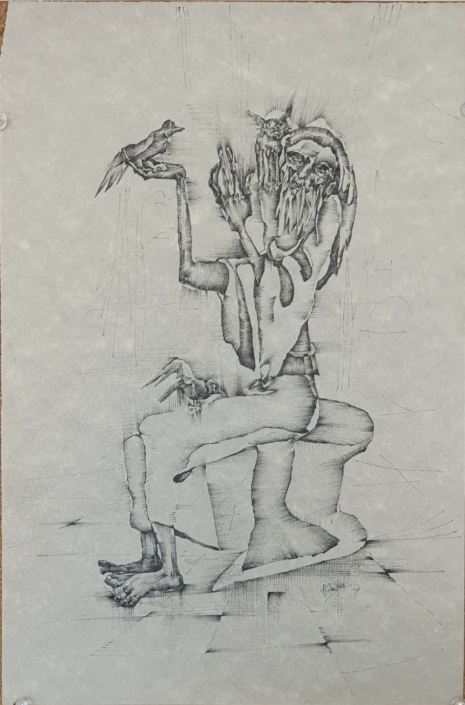 Untitled - Black Ink (37x25cm, 1974)