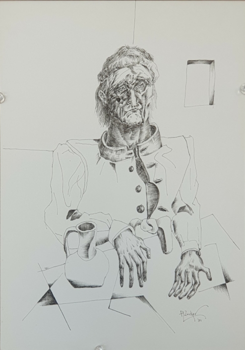 Retired seaman - Black Ink (30x21cm, 1991)