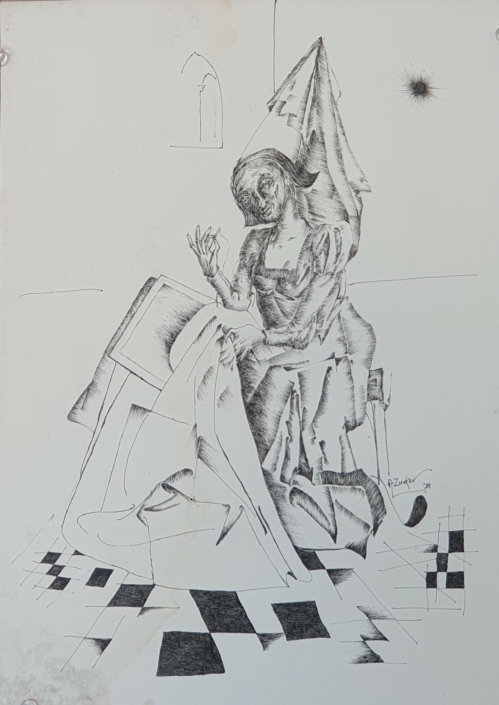 Embroider - Black Ink (34x24cm, 1991)