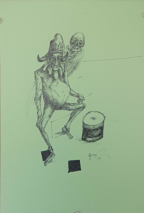 Untitled - Black Ink (34x24cm, 1997)