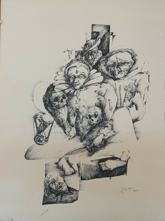 (portfolio) Untitled - Black Ink (41x31cm, 1983)