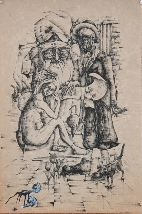 Forbidden Fruit - Black Ink (37x25cm, 1977)