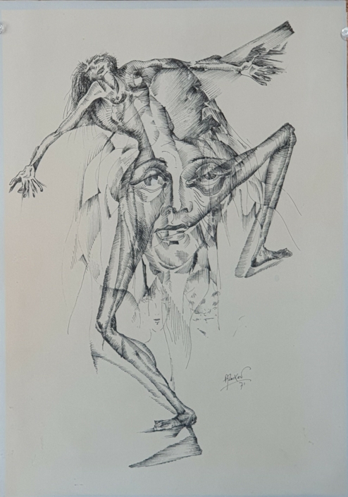 Fantasy - Black Ink (35x25cm, 1971)