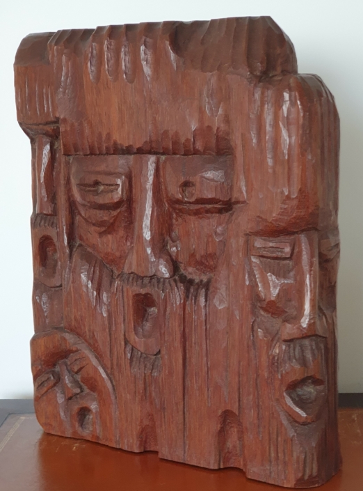 A Family - Wood Sculptures (39x36cm)