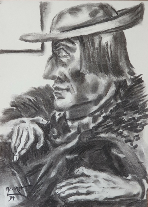 Man - Charcoal / Soft Pencil (47x34cm, 1994)