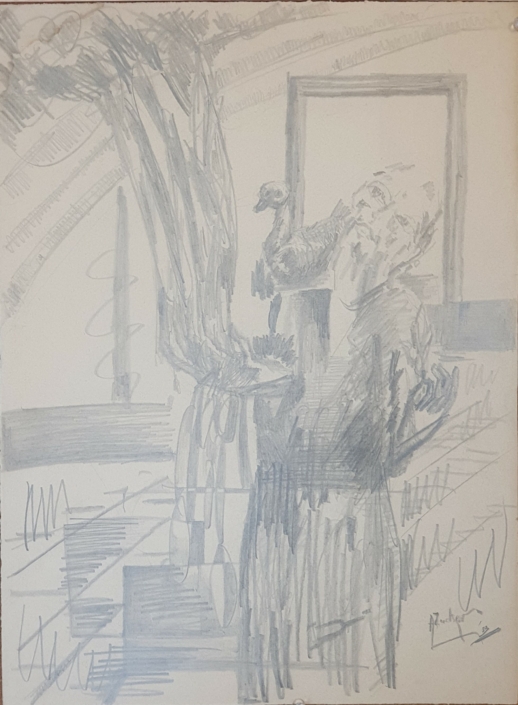 Untitled - Charcoal / Soft Pencil (47x35cm, 1983)