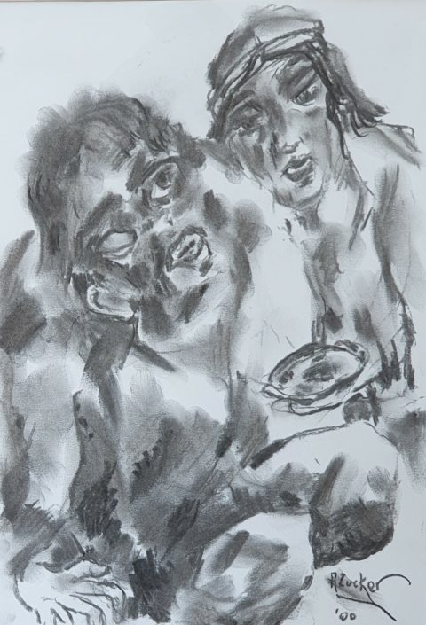 Untitled - Charcoal / Soft Pencil (35x24cm, 2000)