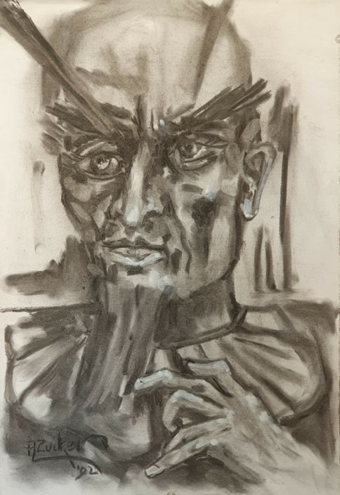 Untitled - Charcoal / Soft Pencil (51x35cm, 1992)