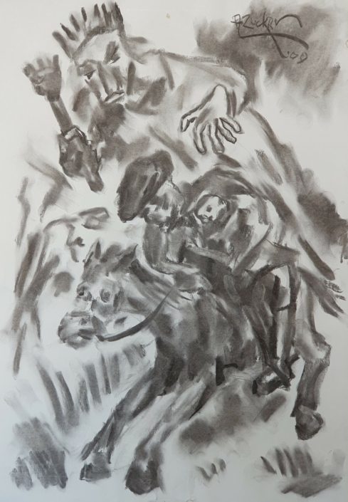 Untitled - Charcoal / Soft Pencil (50x35cm, 2000)