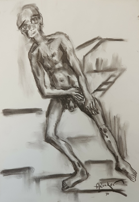 Untitled - Charcoal / Soft Pencil (50x35cm, 1996)