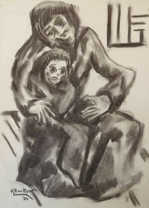 Untitled - Charcoal / Soft Pencil (47x34cm, 1994)