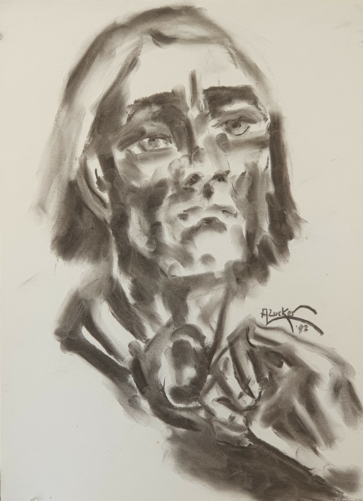 Untitled - Charcoal / Soft Pencil (47x34cm, 1992)