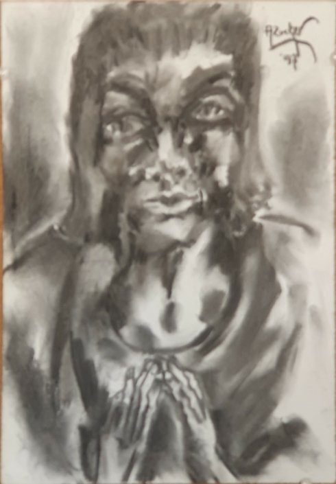 Untitled - Charcoal / Soft Pencil (34x24cm, 1997)