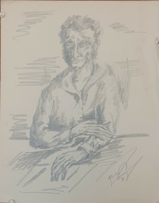 Untitled - Charcoal / Soft Pencil (30x24cm, 1991)