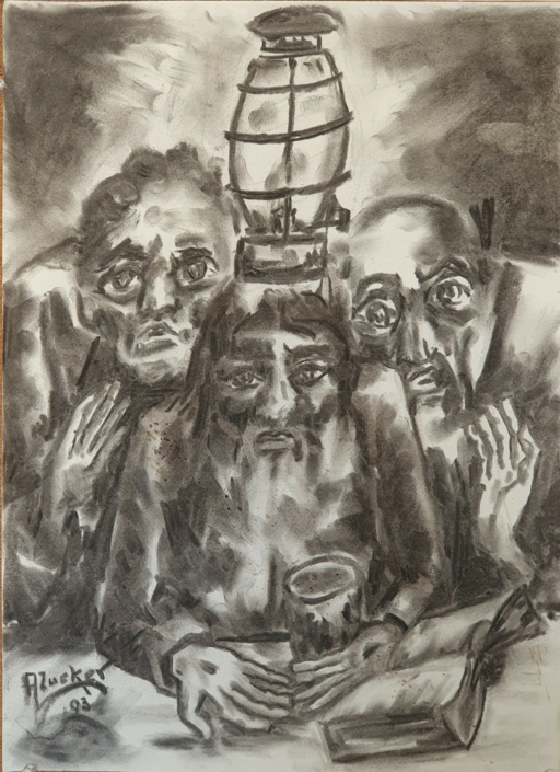 Untitled - Charcoal / Soft Pencil (47x34cm, 1993)