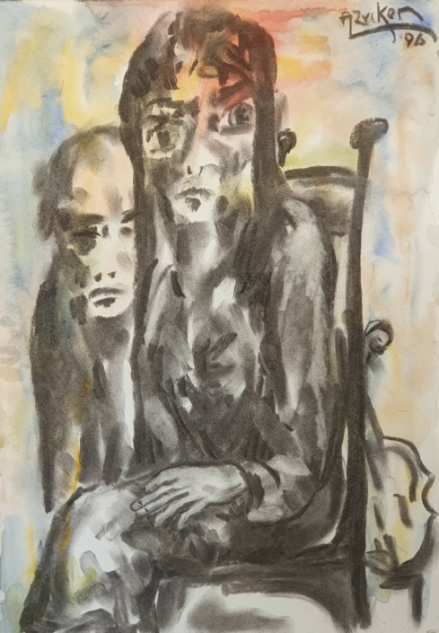 Untitled - Charcoal / Soft Pencil (50x34cm, 1996)