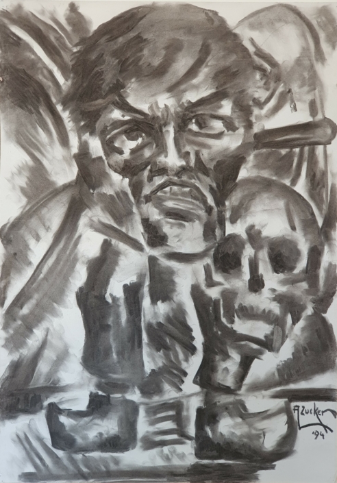 Untitled - Charcoal / Soft Pencil (70x50cm, 1994)