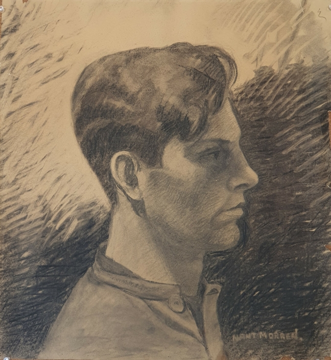 Nant Morren - Charcoal / Soft Pencil (47x44cm)