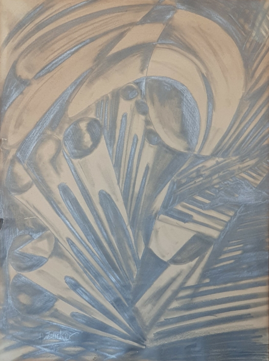 Symphony - Charcoal / Soft Pencil (35x26cm, 1958)