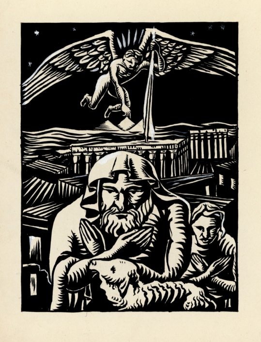 מכת בכורות - Wood Engravings