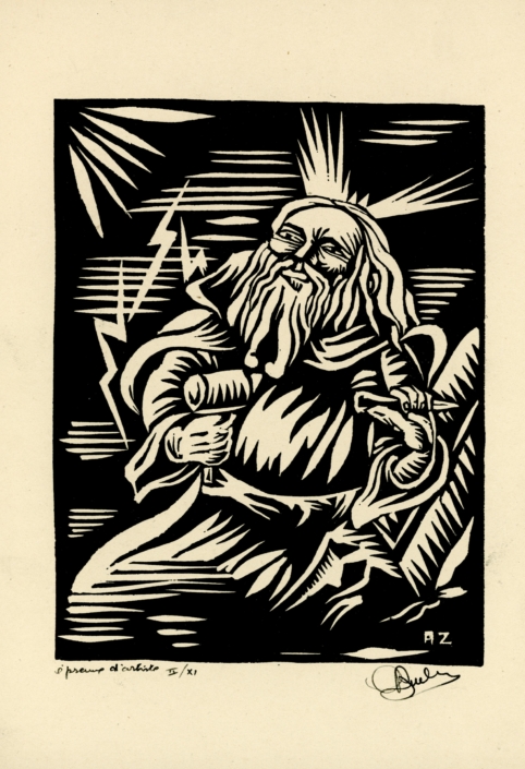 מתן תורה - Wood Engravings