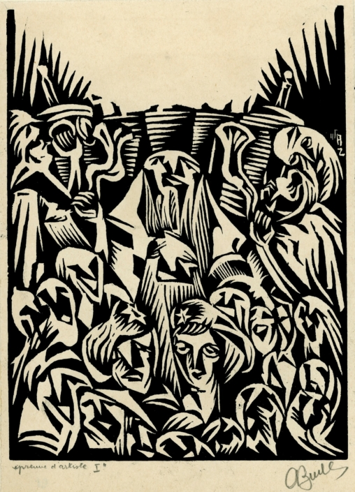 לפיכך אנחנו חיבים להודות להלל ולשבח - Wood Engravings