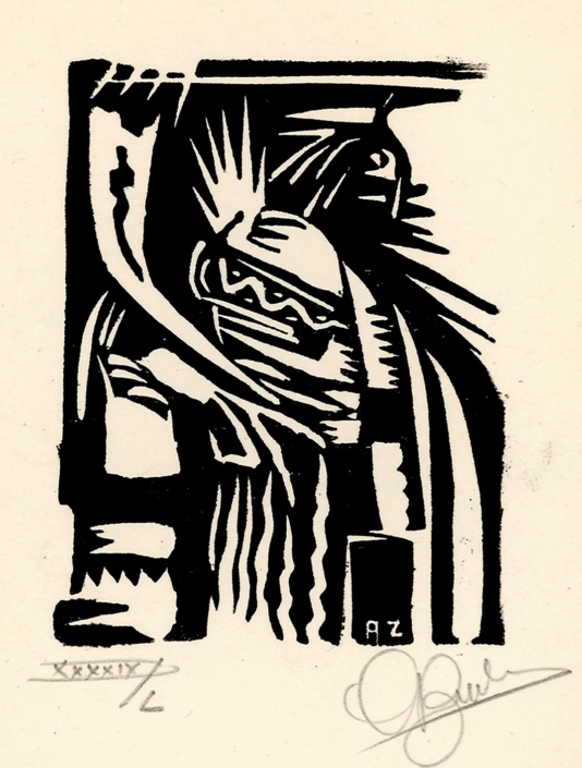 Greetings for Rosh Hashana - Wood Engravings