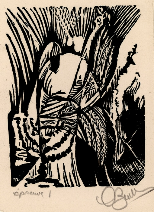 Greetings for Rosh Hashana - Wood Engravings