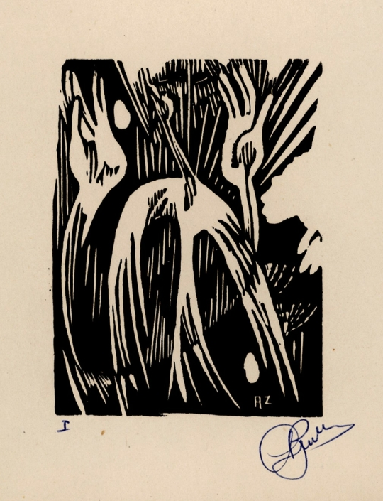 Greetings for Rosh Hashana - Wood Engravings